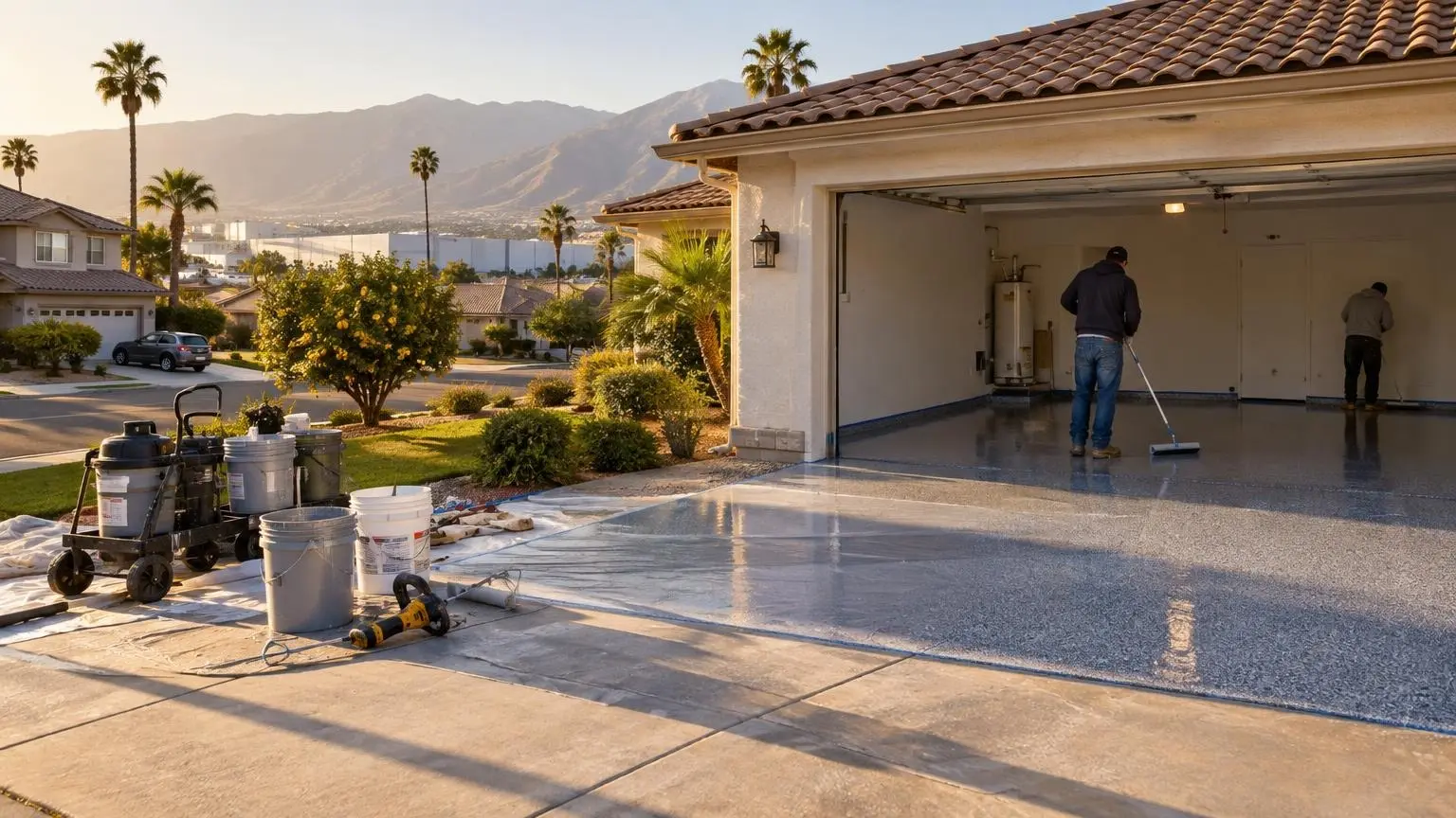 Epoxy Flooring in Ontario, CA